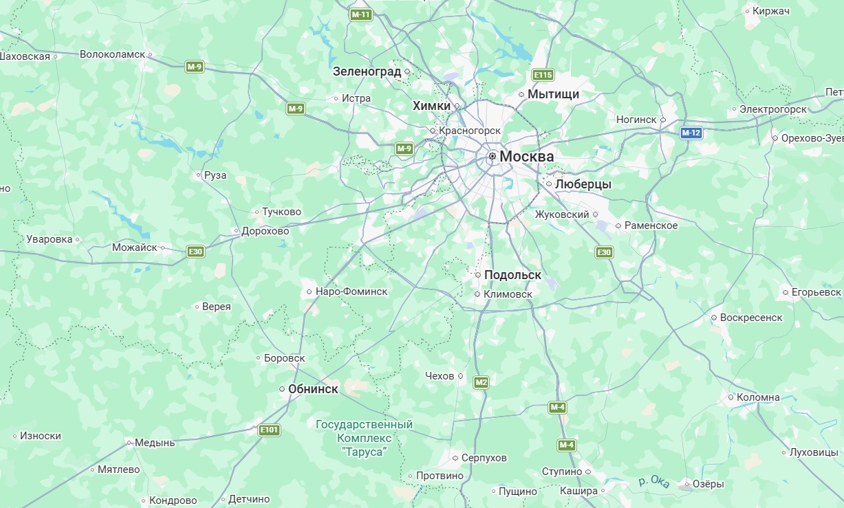 Карта проезда к компании Ваш Забор